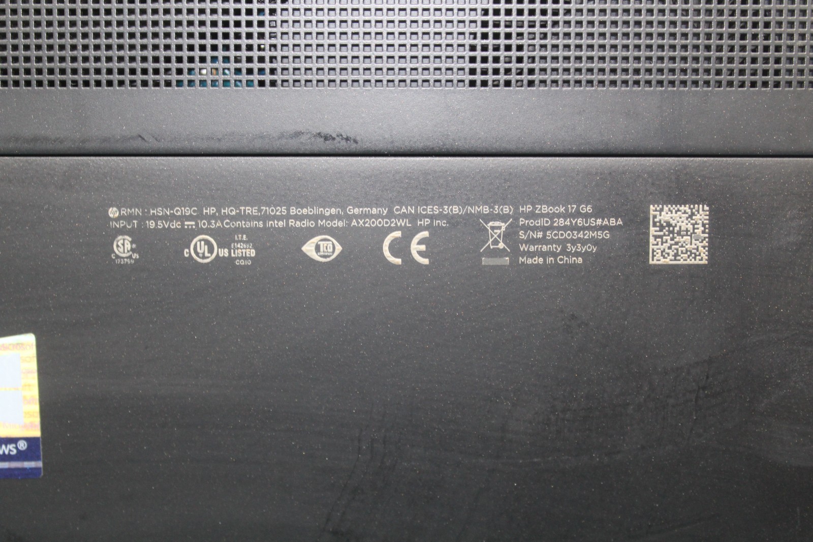 HP ZBOOK 17 G6 WORKSTATION XEON E-2286M 64GB 1TB M.2 SSD RTX 5000 W11PRO T9-A12