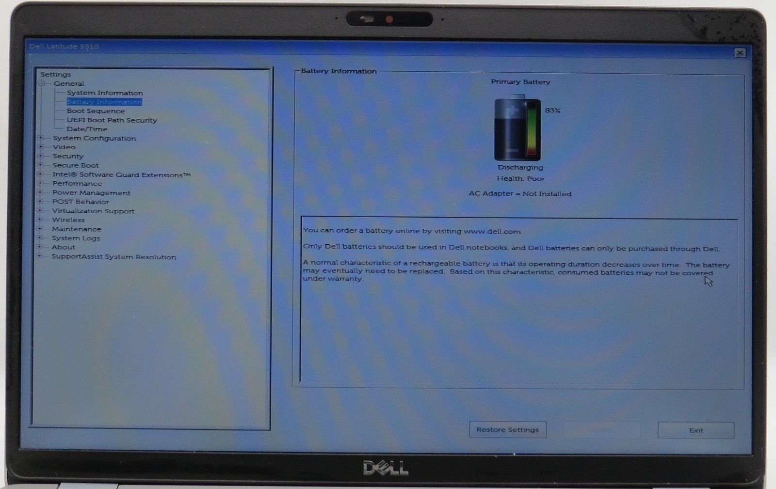 Dell Latitude 5510 i7-10610U @ 2.30GHz 16GB DDR4 480GB M.2 Windows 11 Pro