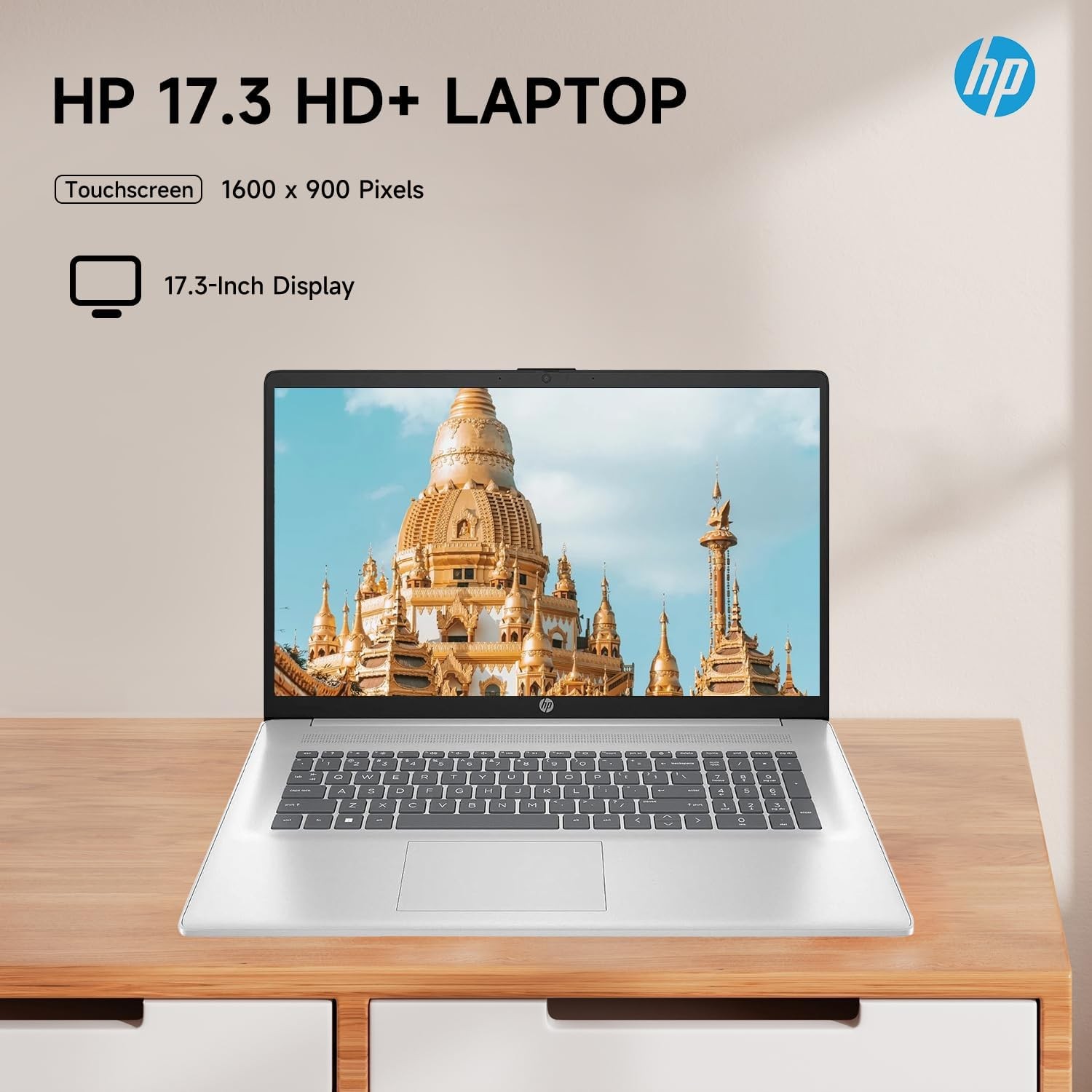 HP – 17.3″ HD+ Laptop – Intel Core i3 – 8GB Memory – 256GB SSD – Natural Silver