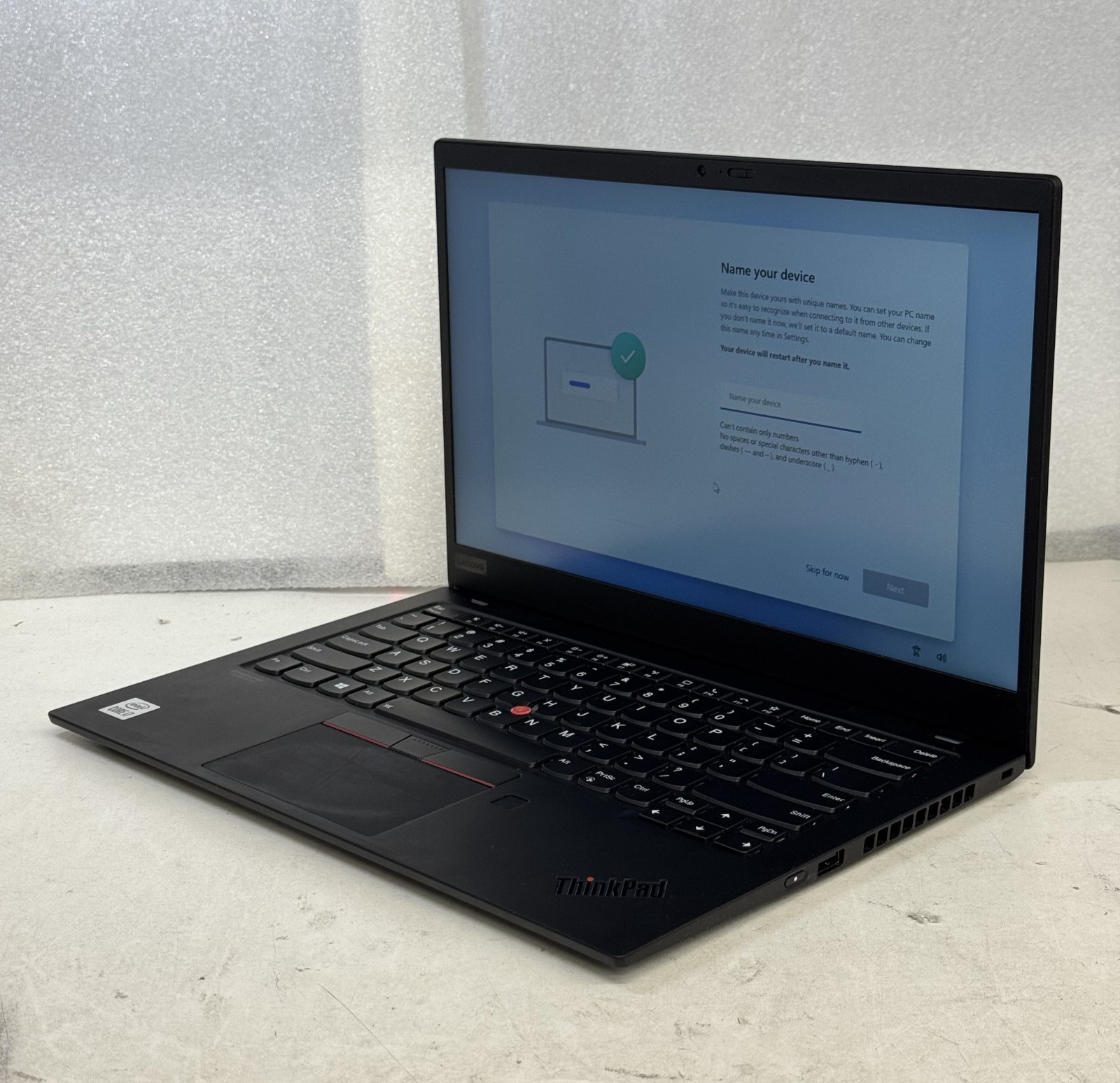 Lenovo ThinkPad X1 Carbon Gen 8 14″ i7-10510U 1.70GHZ 16GB RAM 1TB SSD #TP48