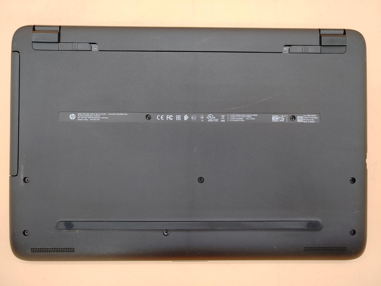 HP Notebook 15-ba009dx 15.6″ AMD A6-7310 4GB RAM 500GB HDD *NO OS/NO AC*
