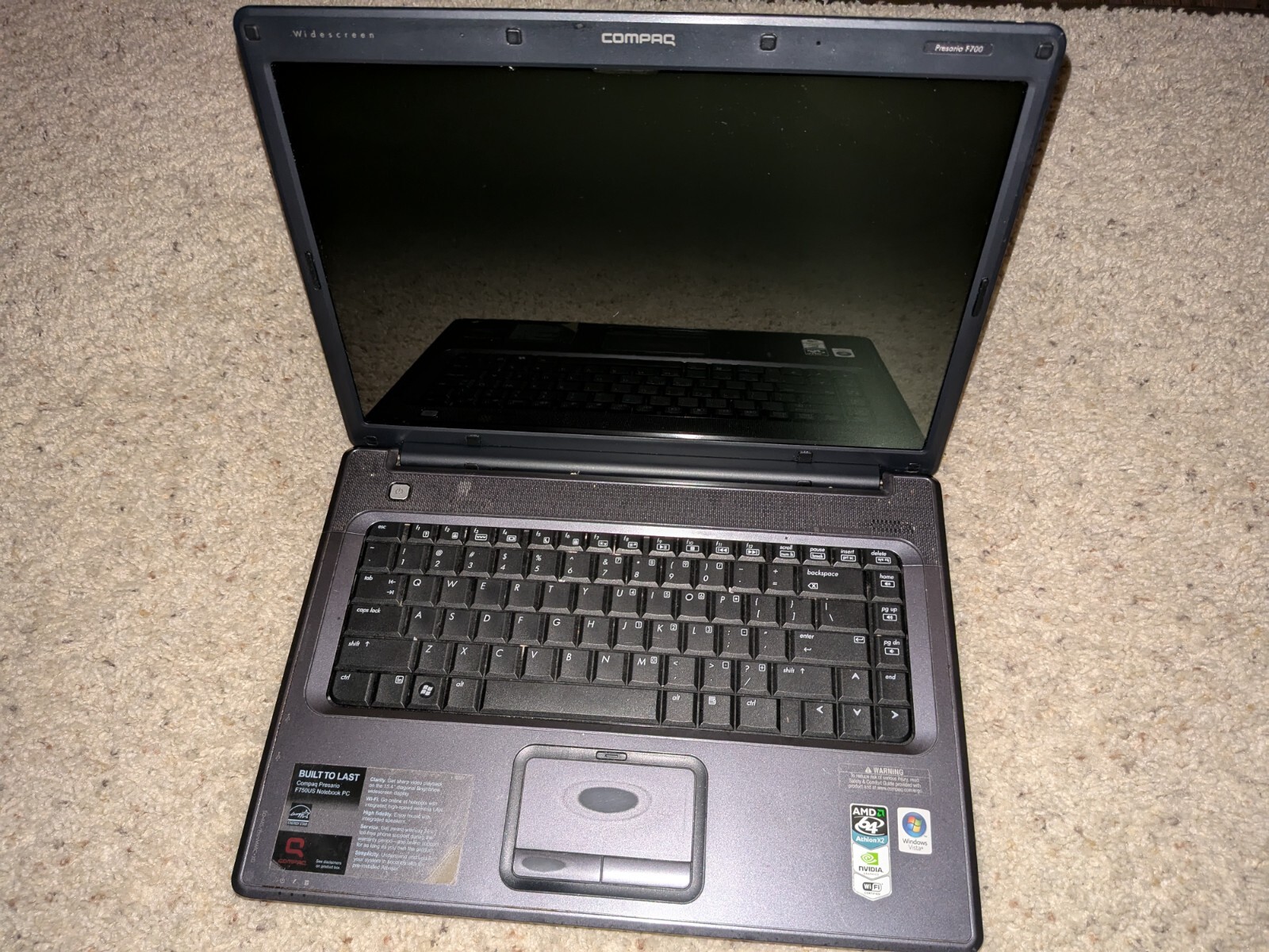 HP Compaq Presario F572US 15.4in. (80GB)