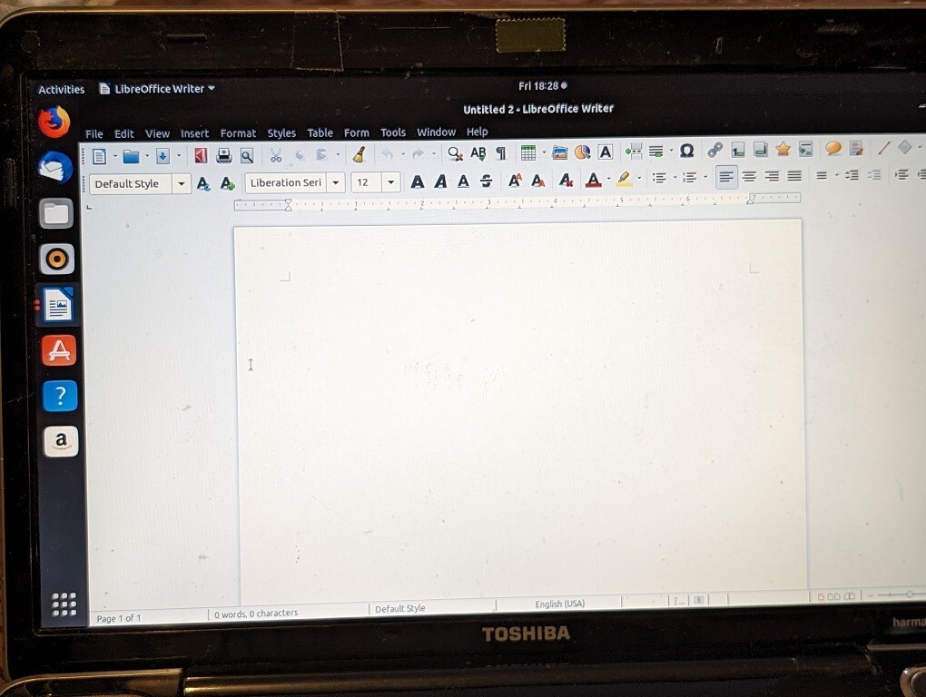 Toshiba Satellite A505-S6005 Laptop Duo 2.2GHz 500GB SSD 4MB RAM See Description