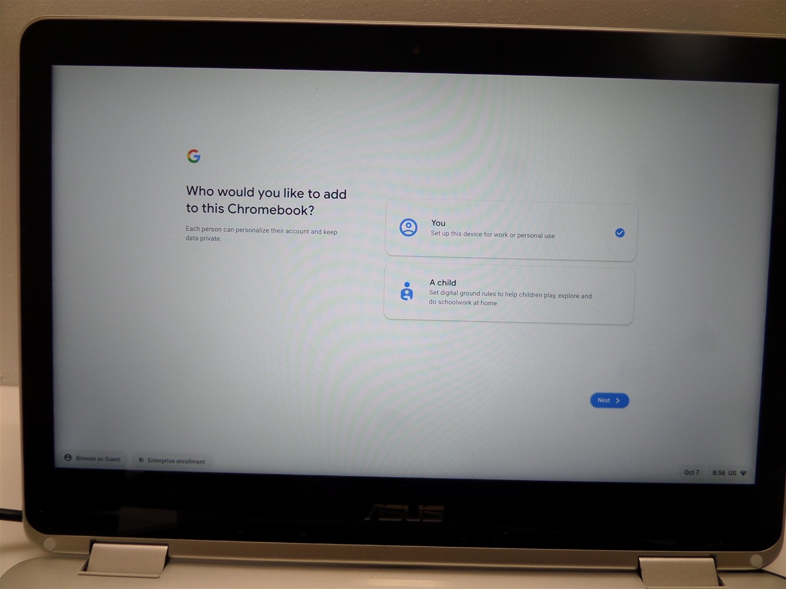 Asus Chromebook Flip C302C 12.5″ 2-In-1 – 64GB eMMC 4GB RAM m3-6Y30 0.90GHz CPU