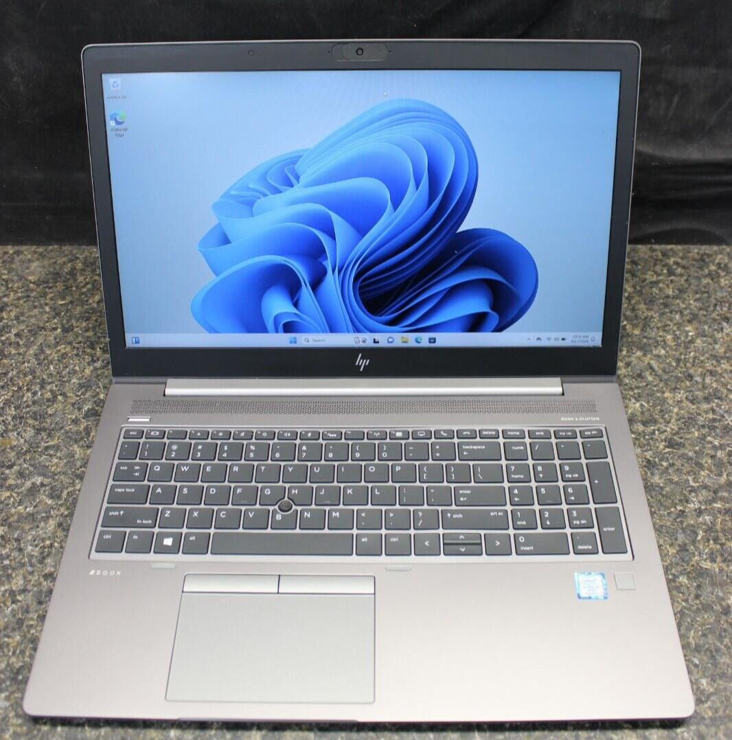 HP ZBook 15UG6 I7-8665U 256GB NvME SSD 16GB DDR4 Win11Pro