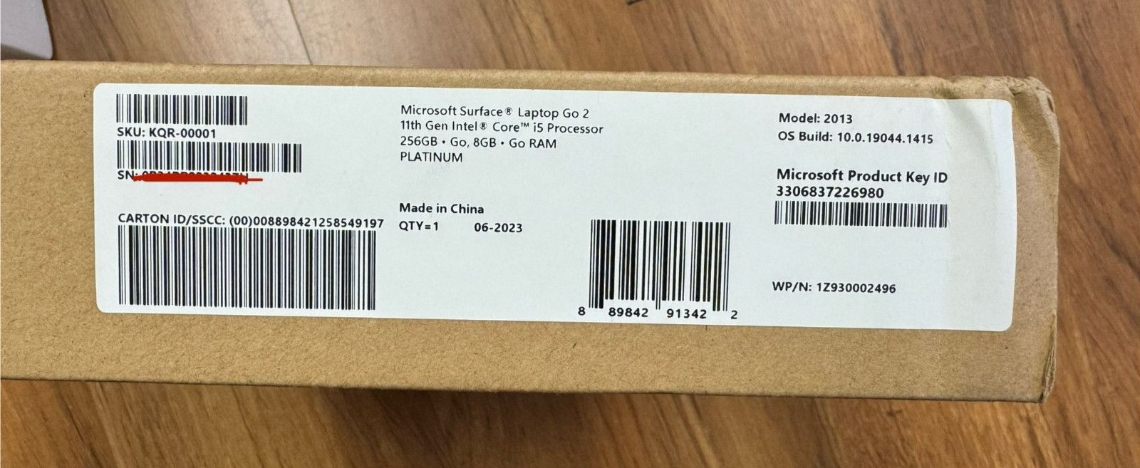 New Sealed Microsoft Surface Laptop Go 2 12.4″ i5 11th Gen Platinum – KQR-00001