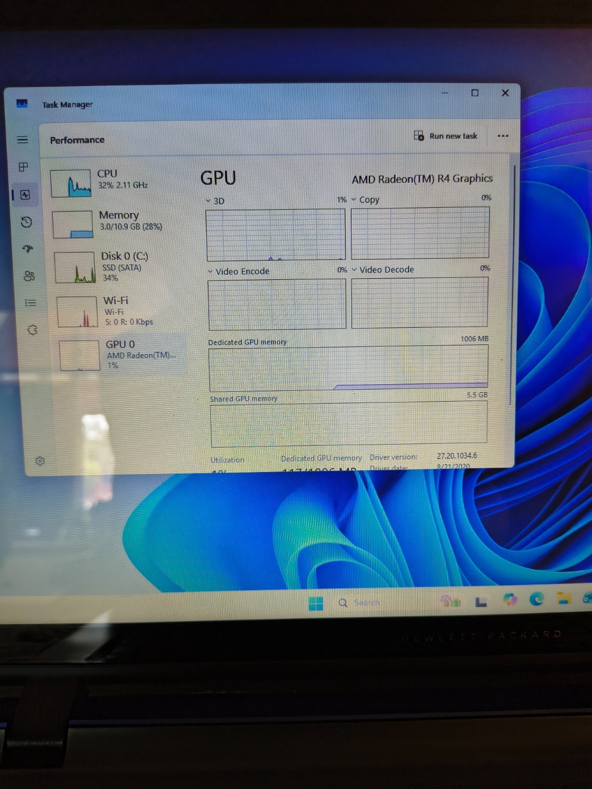 HP Pavilion 17-g138cy Touch AMD A6-6310 W/Radeon R4 GPU 12GB 256GB SSD W11Hm
