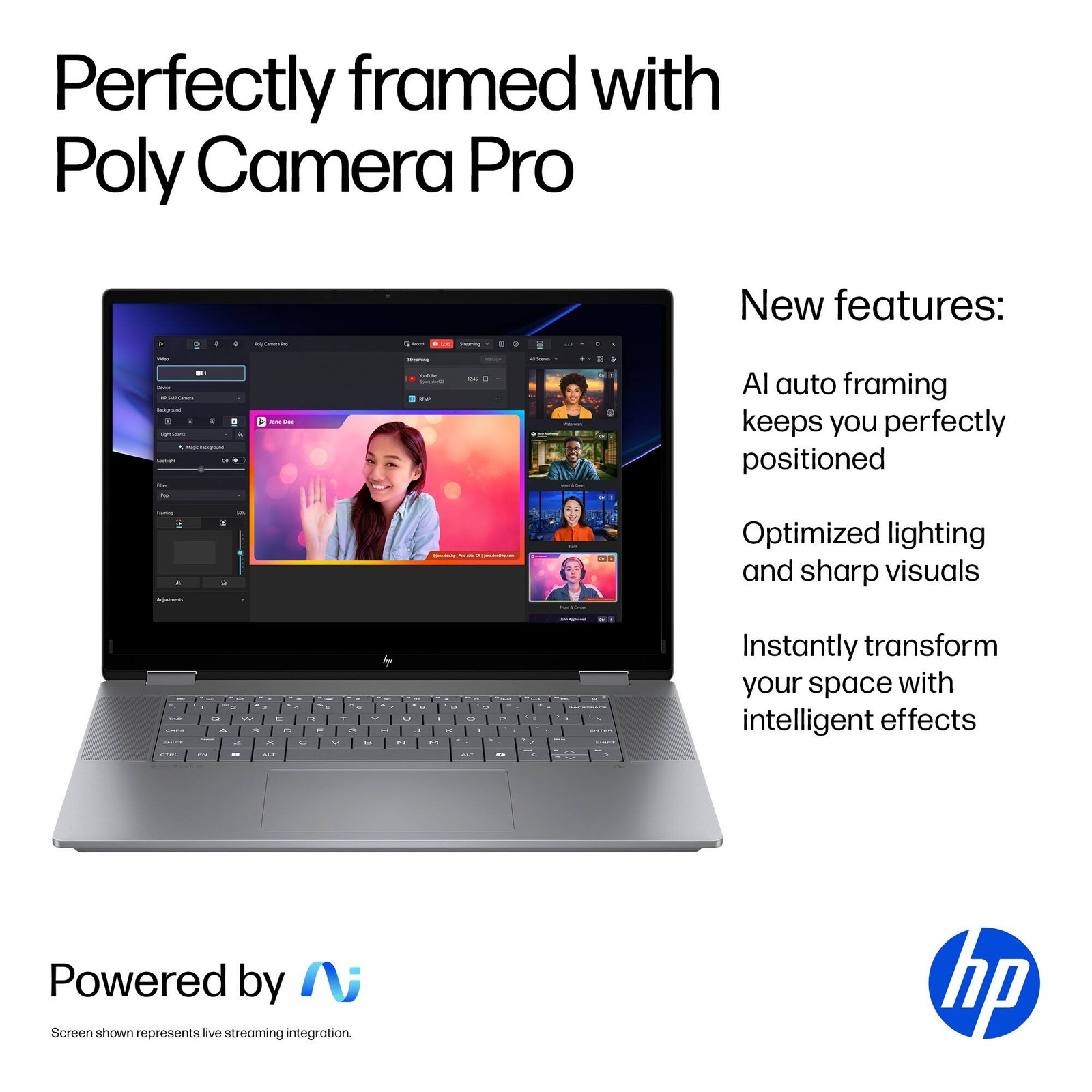 HP – OmniBook X Flip 2-in-1 – Copilot+ PC – 16″ 2K Touch-Screen Laptop – AMD …