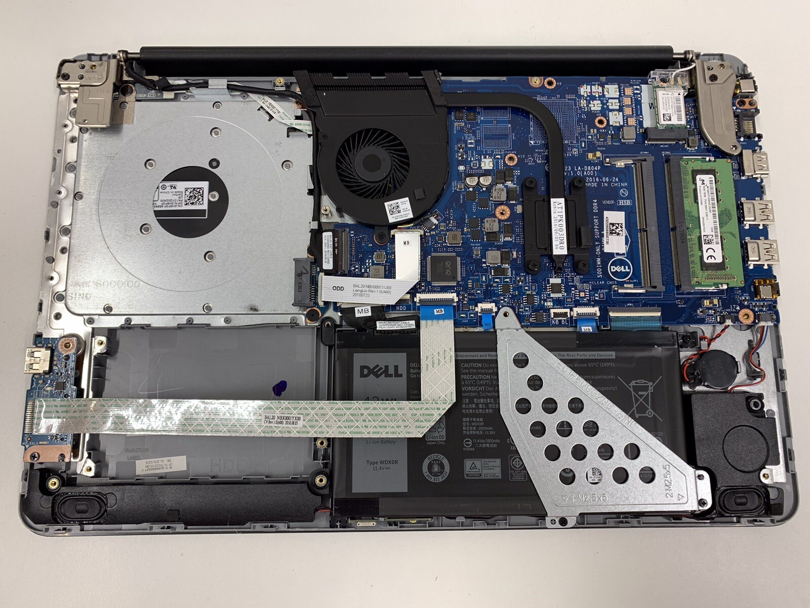 Dell Inspiron 5565 AMD A9 7th Gen, 5 Compute Cores | 8GB RAM, NO HDD | #T238