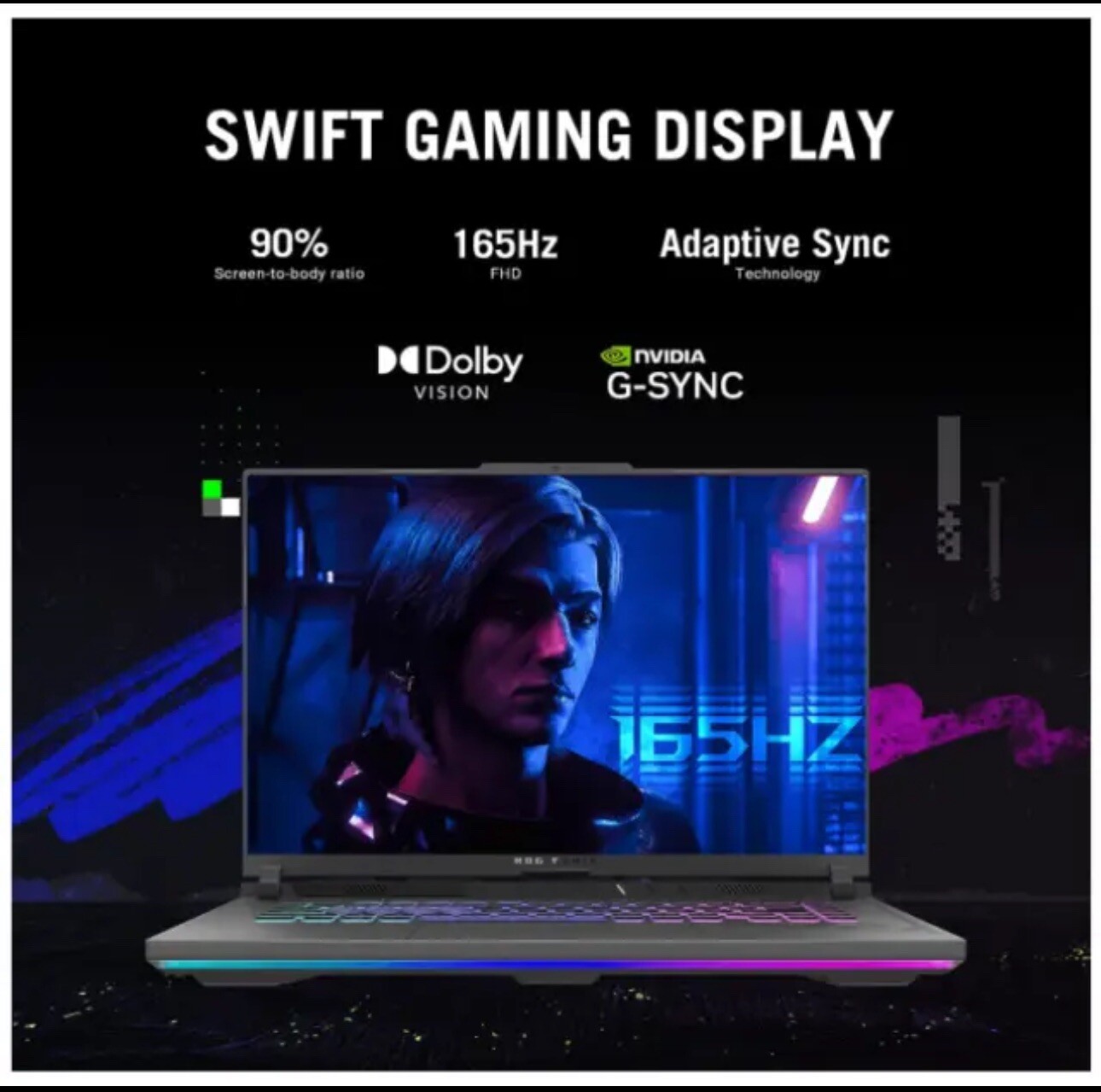 ASUS ROG STRIX G16 Gaming Laptop Core i7 13650HX/32GB/RTX 4060/2TB Gen4 (murri48