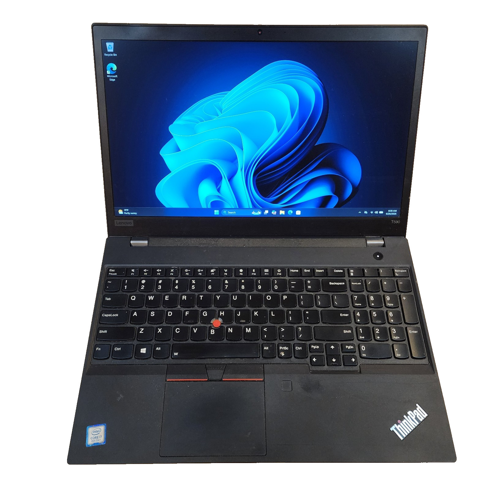 Lenovo ThinkPad T590 i7-8565U 16GB RAM 512GB NVME SSD Win 11 Pro 15.6″ Laptop