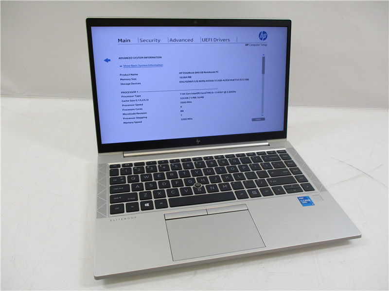 HP EliteBook 840 G8 Laptop i5-1145G7 16GB 256GB SSD Win11 COA Grace C
