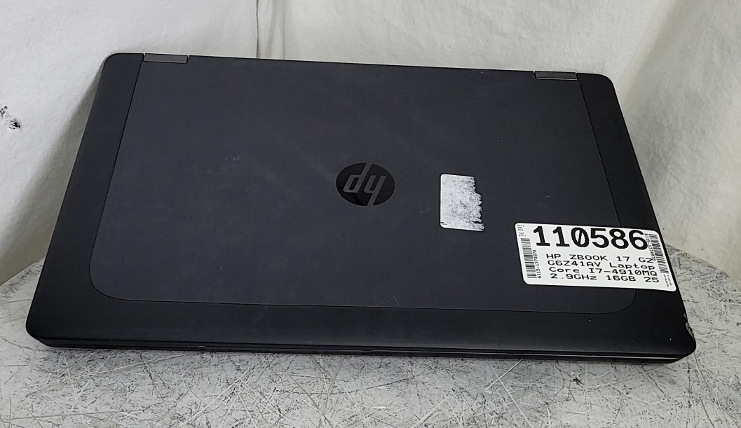 HP ZBOOK 17 G2 G6Z41AV Laptop Core I7-4910MQ 16GB 250GB SEE NOTES