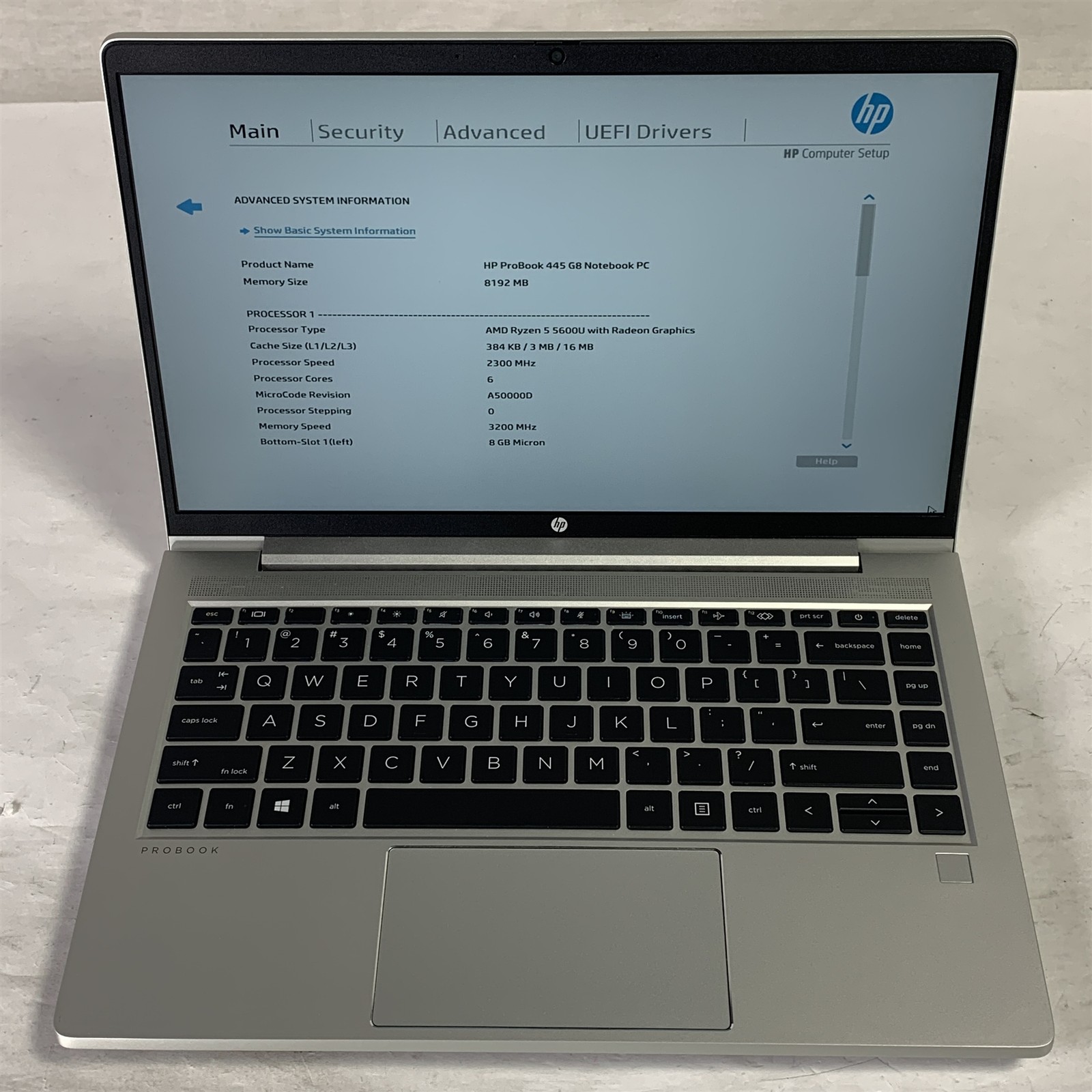 HP ProBook 445 G8 14″ Laptop Ryzen 5 5600U 2.3GHz 8GB – NO DRIVE