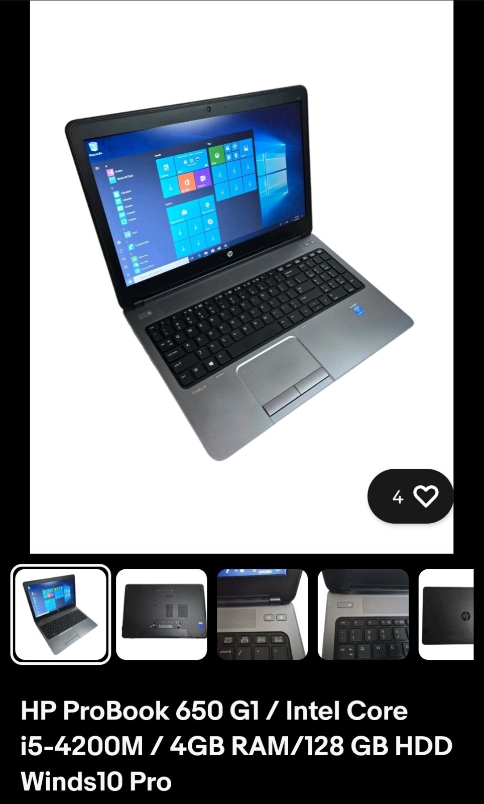 🔹 Lot of 6x HP ProBook Laptops – Mixed Models & Specs – 1 for Parts – READ