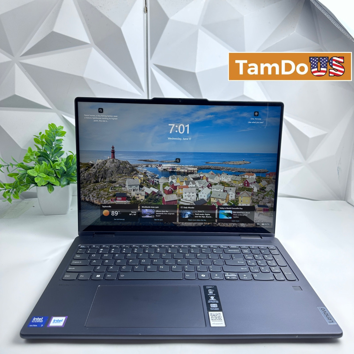 Lenovo Yoga 7 2-in-1 16IML9 Laptop 16″ Touch, Core Ultra 7 155U, 16GB, 1TB SSD