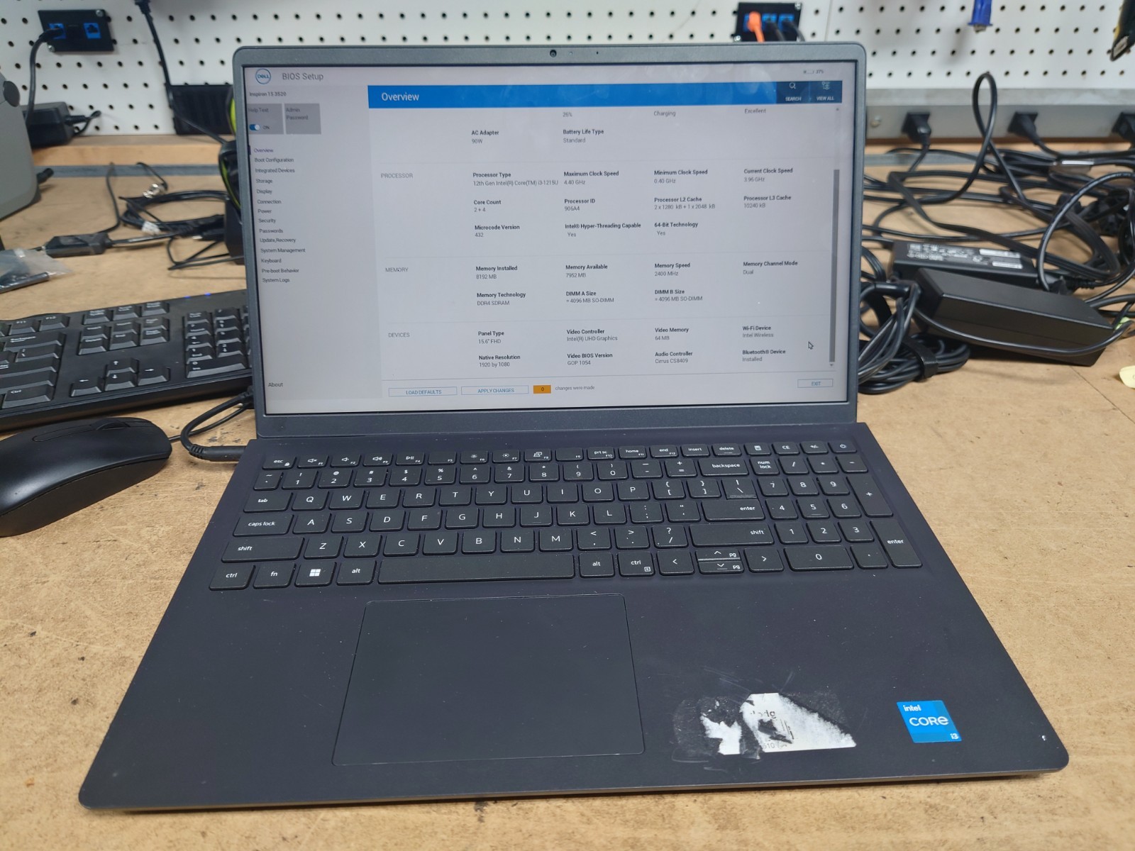 Dell Inspiron 15 3520 15.6″ FHD i3-1215U 8GB RAM 256GB SSD No OS