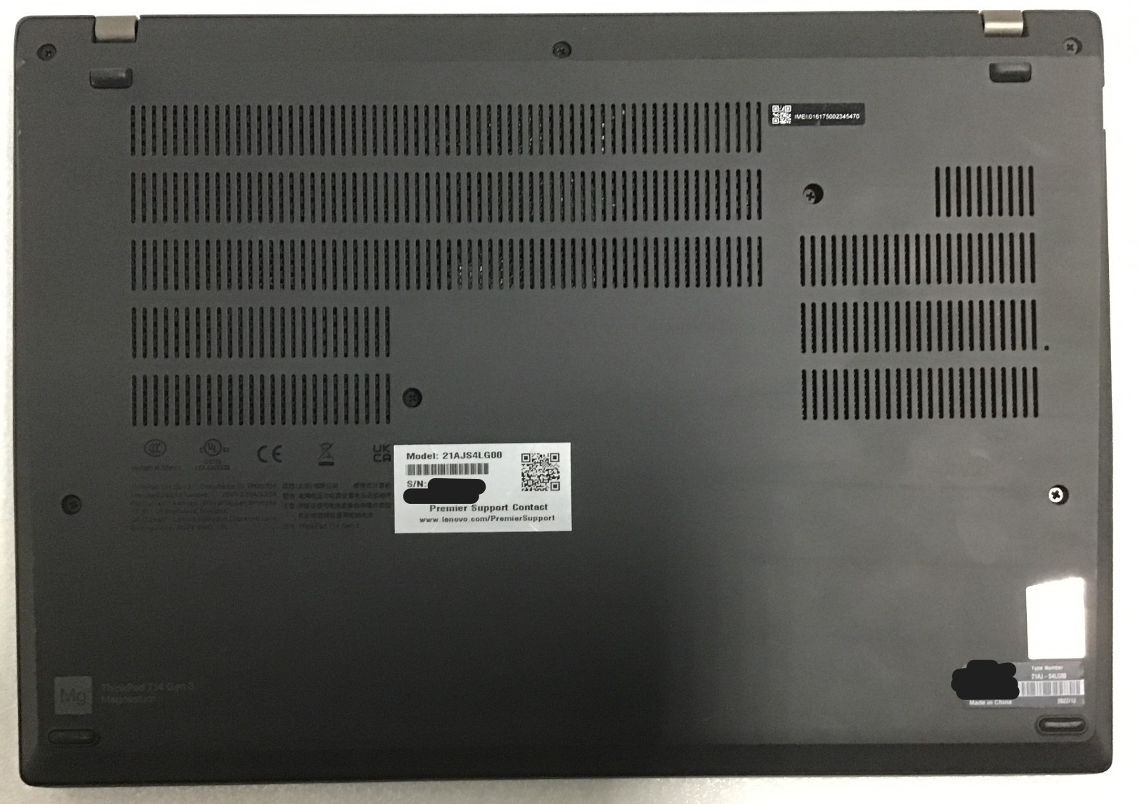 Lenovo ThinkPad T14 Gen 3 i5-1250P 1.7GHz 32GB 512GB Windows 11 Pro Touchscreen