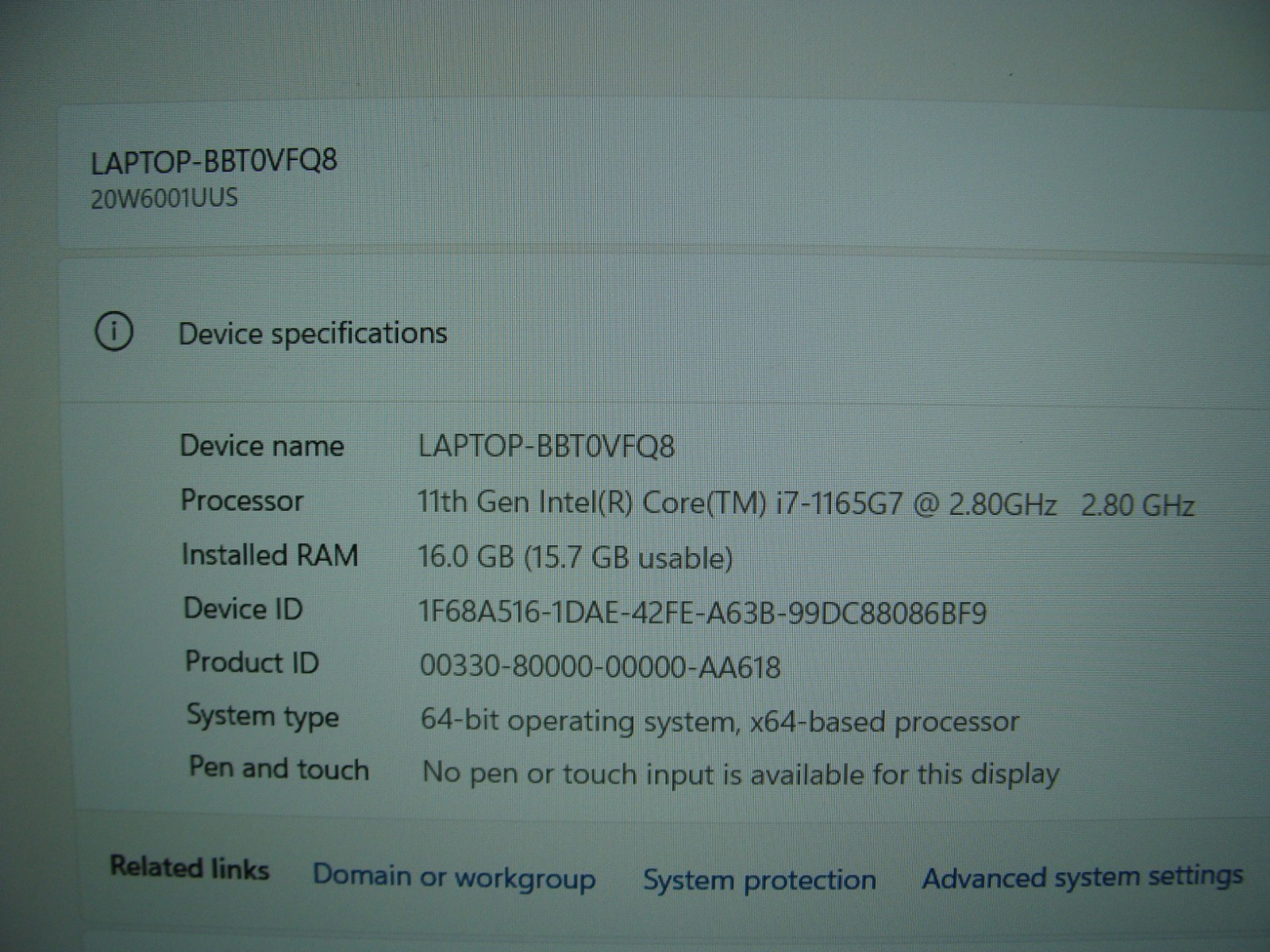 Lenovo ThinkPad P15s Gen2i 15.6″ FHD i7-1165G7 2.8GHz 16GB 512GB NVIDIA T500 4GB