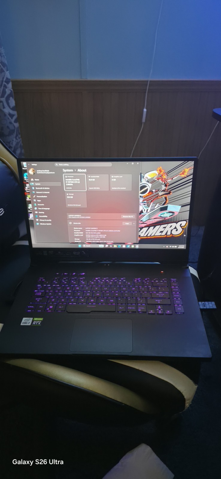 ASUS ROG Zephyrus M15 Gaming Laptop i7-10750H RTX 2060 16GB