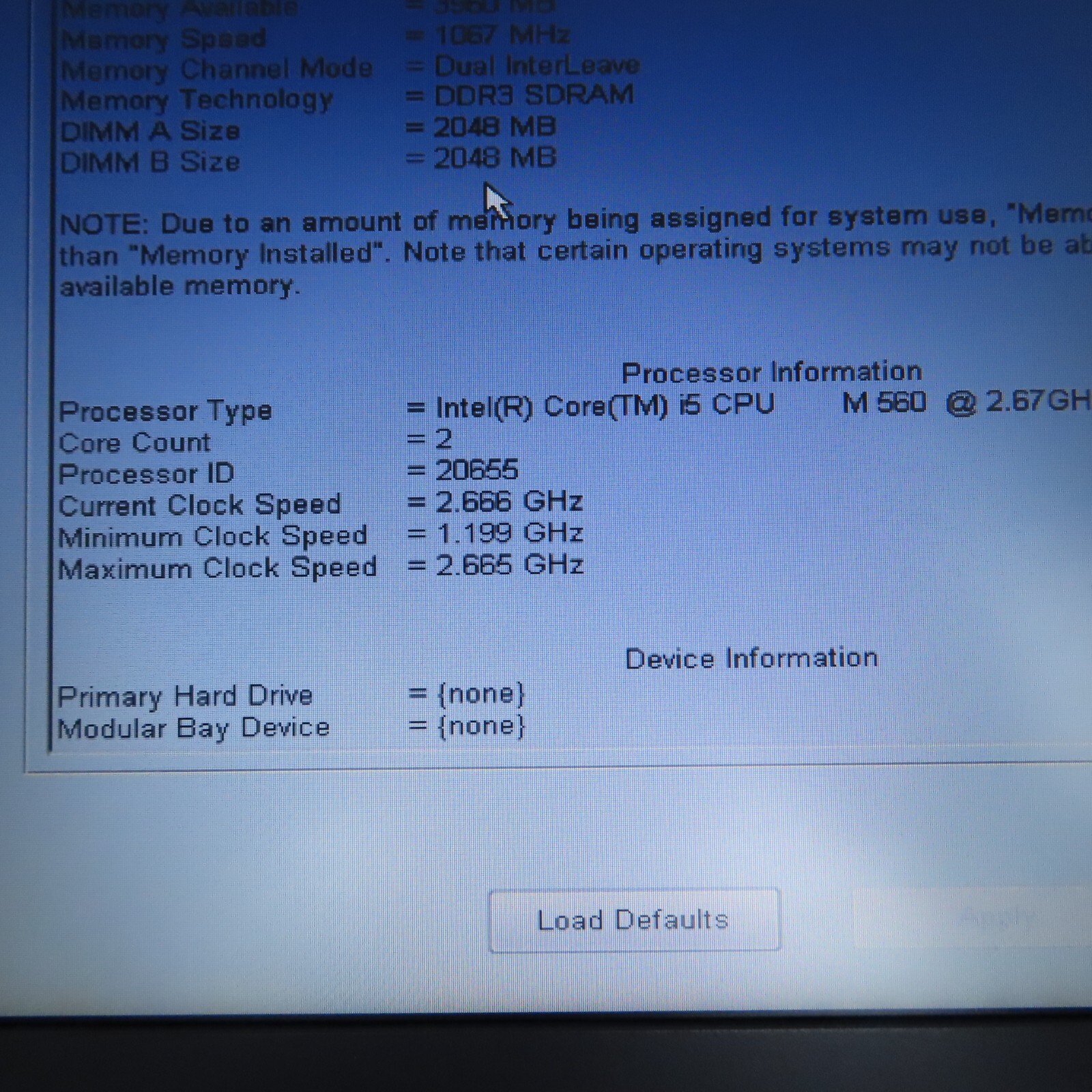 Dell Latitude E6410 Laptop Intel Core i5 2.67GHz 2 Core 4GB RAM DDR3
