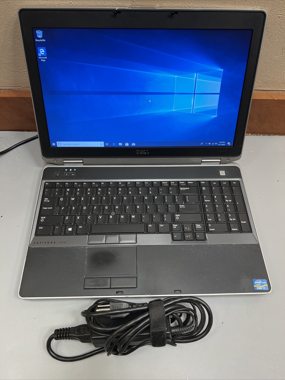 Dell Latitude E6530 15.6″ Core i7-3520M @ 2.90GHz 6GB RAM 500GB HDD WIFI WIN 10