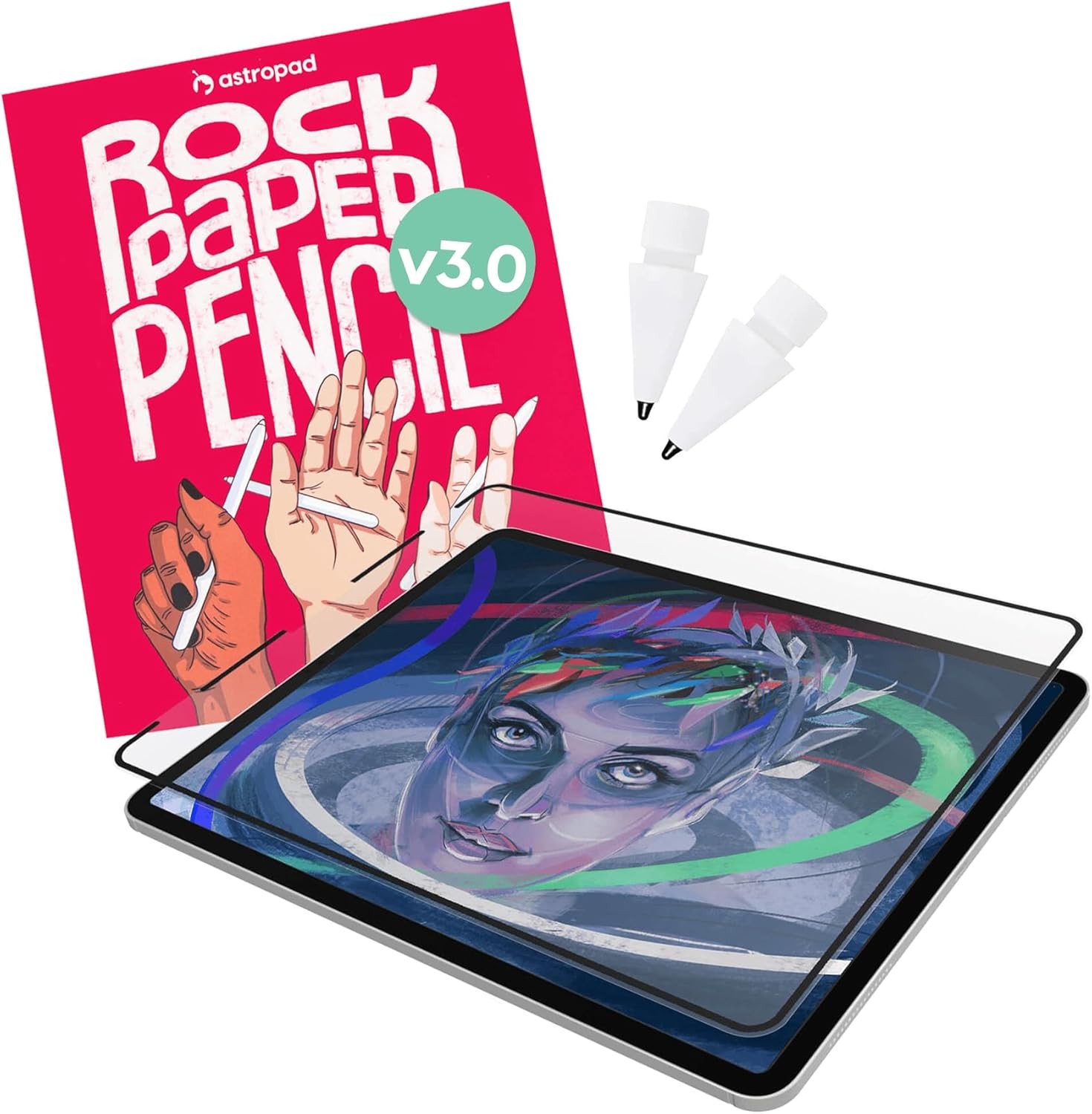 Rock Paper Pencil v3.0 – Paper Screen Protector for iPad Pro 12.9 inch (Gen 3-6)