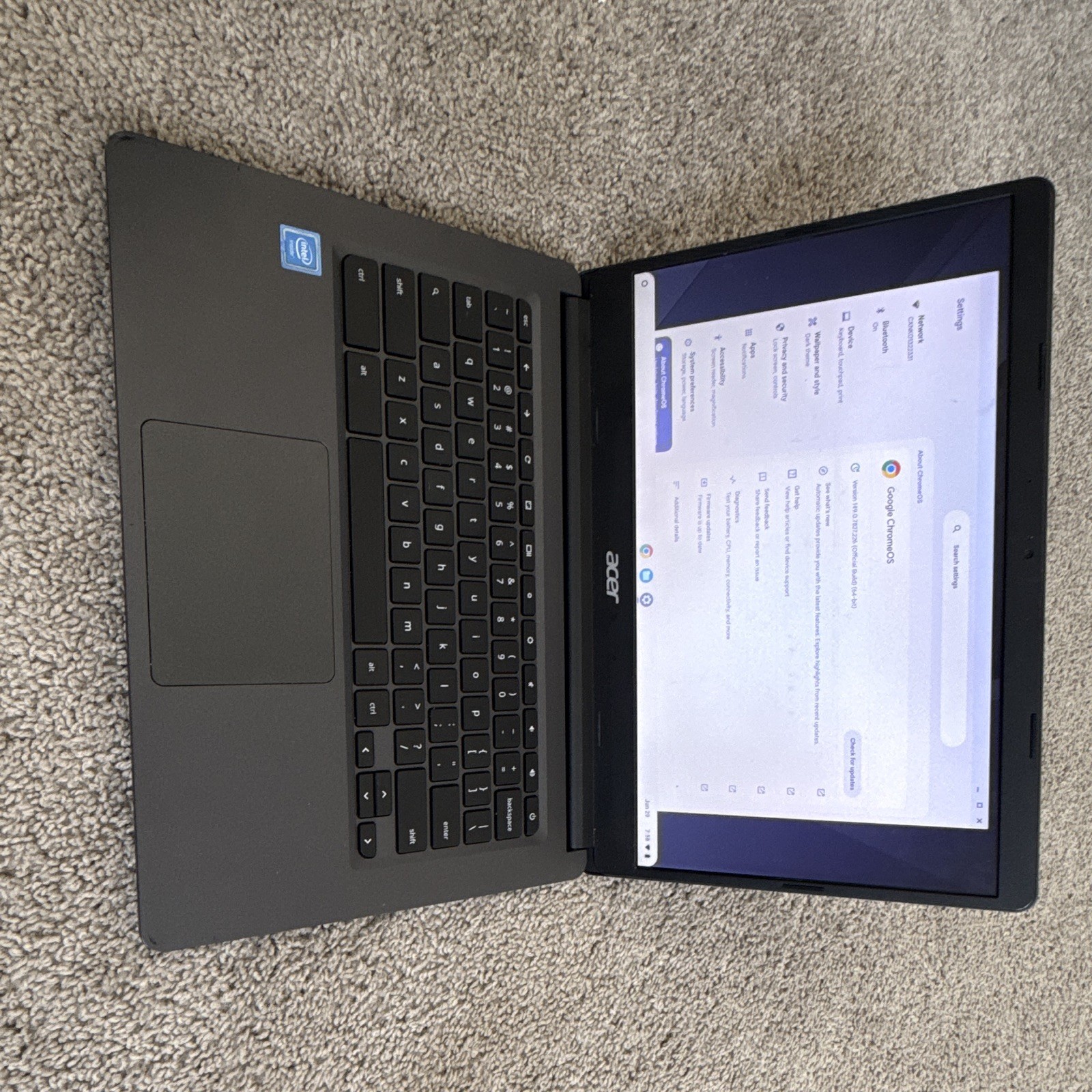 Acer Chromebook C740 11.6in 1366×768 Intel Celeron 4GB 16GB SSD Chrome OS