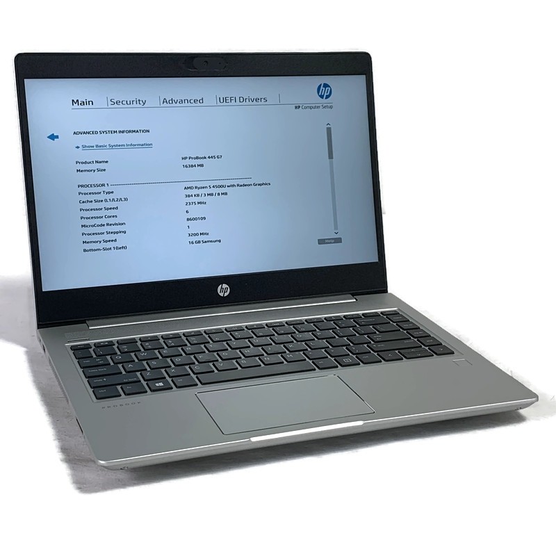 HP ProBook 445 G7 14″ Laptop Ryzen 5 4500U 2.3GHz 16GB – NO DRIVE
