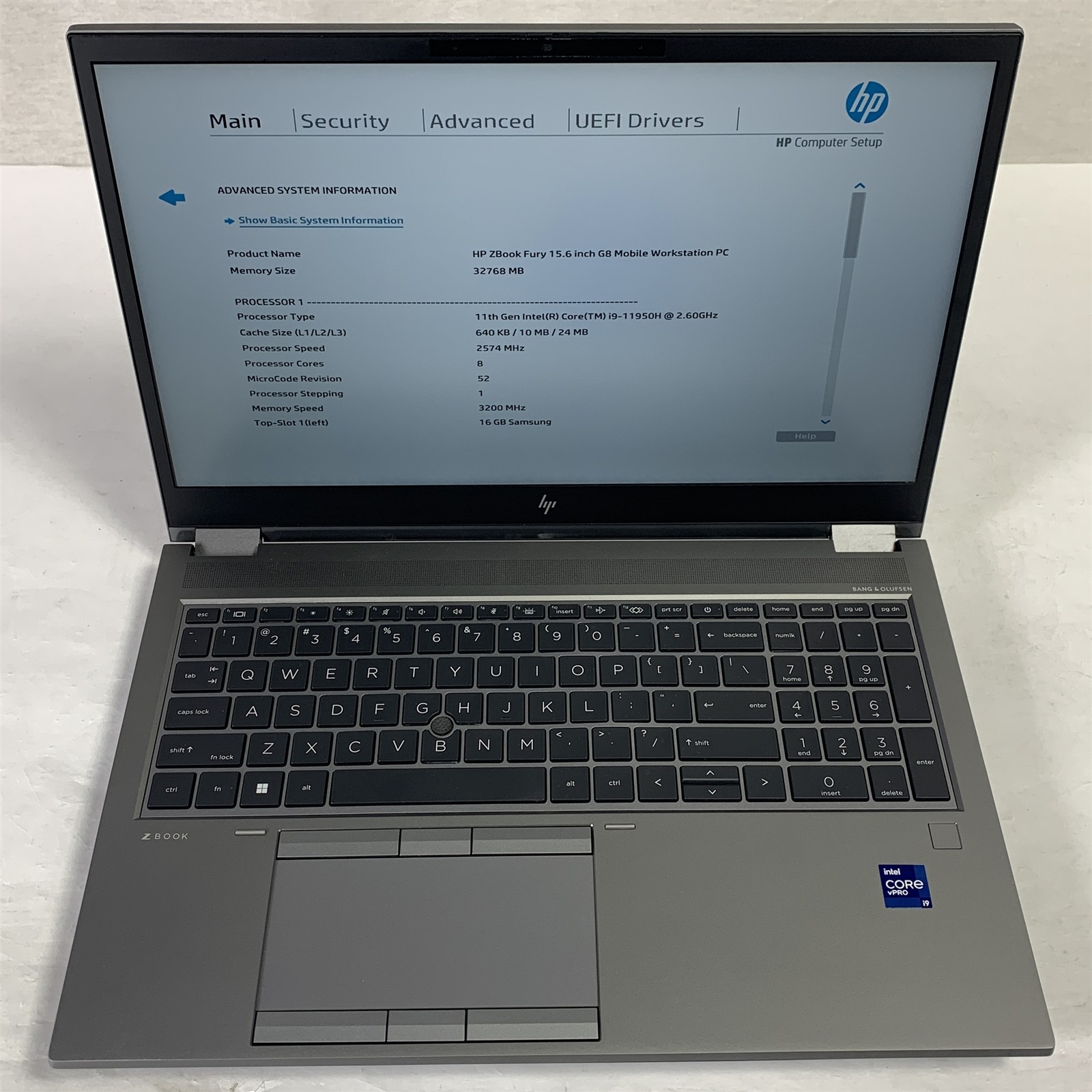 HP ZBook Fury 15 G8 15.6″ Laptop Core i9-11950H 2.6GHz 32GB – NO DRIVE