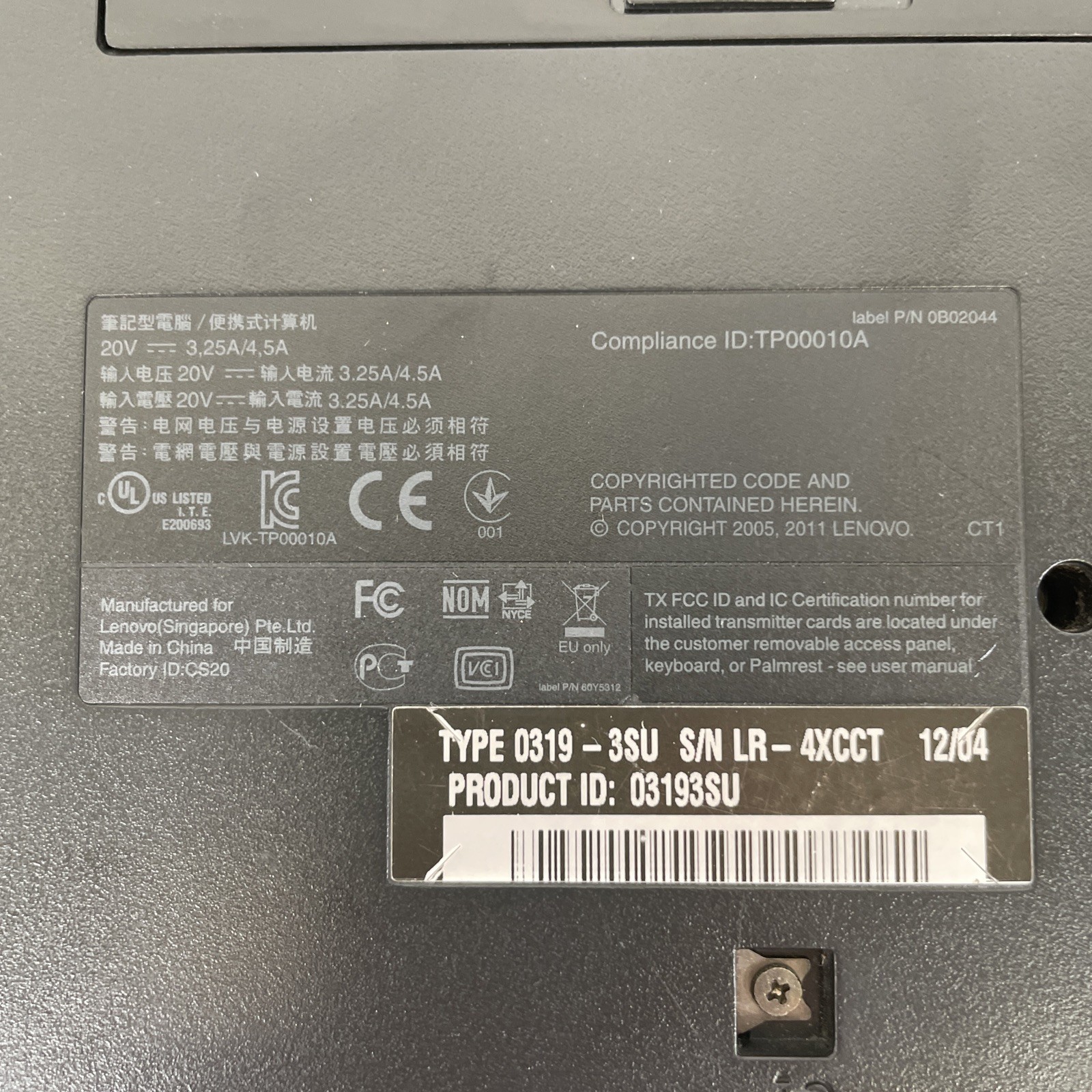 Lenovo ThinkPad Edge 14 03193SU Intel i3-M380 2.53GHz 4GB RAM 500GB HDD Win7
