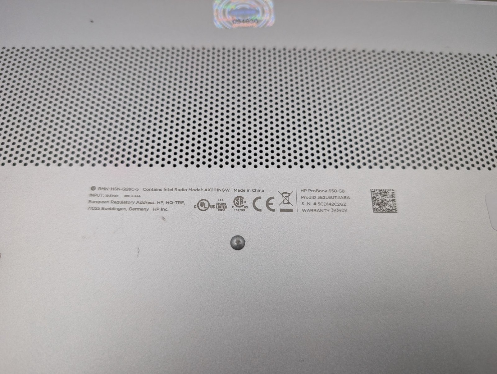 HP ProBook 650 G8 15.6″ Laptop i7-1165G7 16GB RAM 512GB SSD Win11 Pro Parts