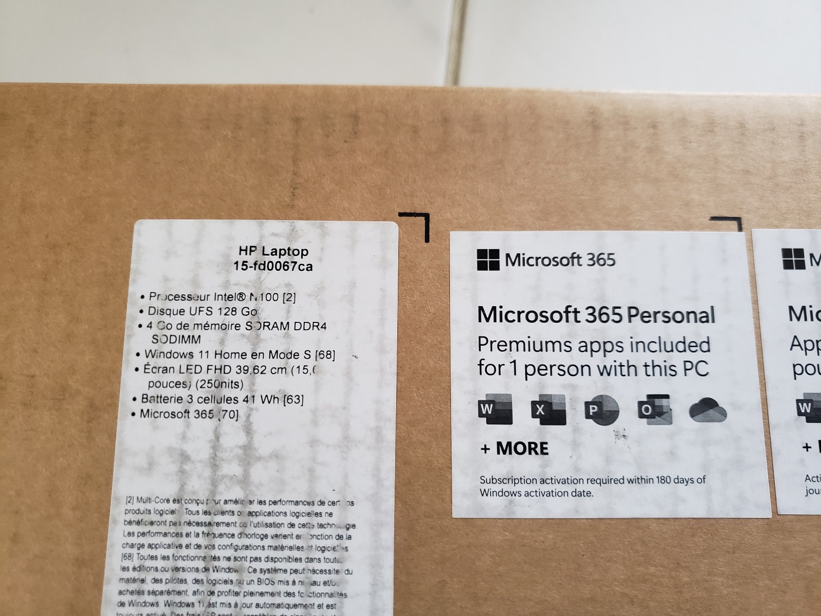 * NEW HP 15-FD0067CA LAPTOP, WIN 11, 15.6 Full HD LED, WIFI, BLUETOOTH, WEBCAM *