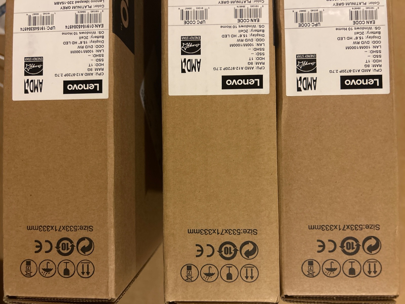 Lenovo IdeaPad 15.6″ AMDA12 8GB 500GBor1TBor128GB SSD/Radeon Laptop Notebook