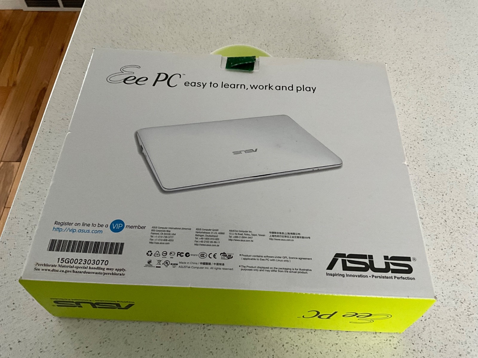 ASUS Eee 1005PEB Laptop – Intel Atom N45D – 1GB RAM – 250GB HDD – Windows 10