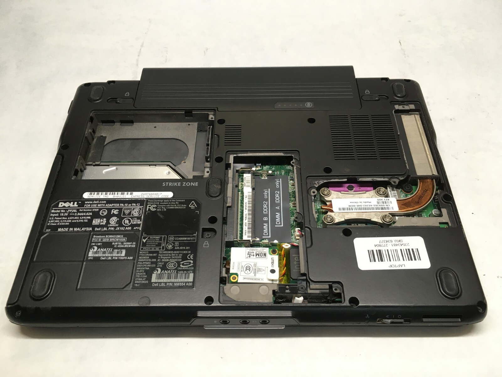 Dell Inspiron 1420 14″ (AS IS) Intel Core 2 Duo @ 2 GHz – JZ