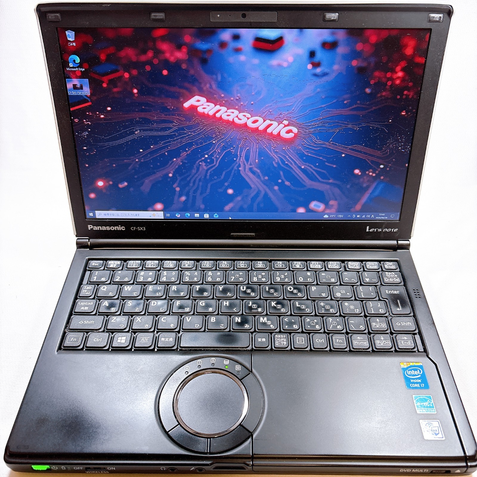 Panasonic Let’s Note CF-SX3 Core i7-4500U 12GB RAM 256GB SSD Made in Japan #1026