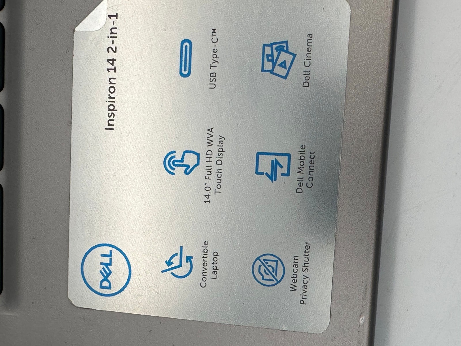 DELL INSPIRON Touch 14 2 IN 1 INTEL CORE i5 11th Gen 8GB RAM NO SSD – READ Desc!