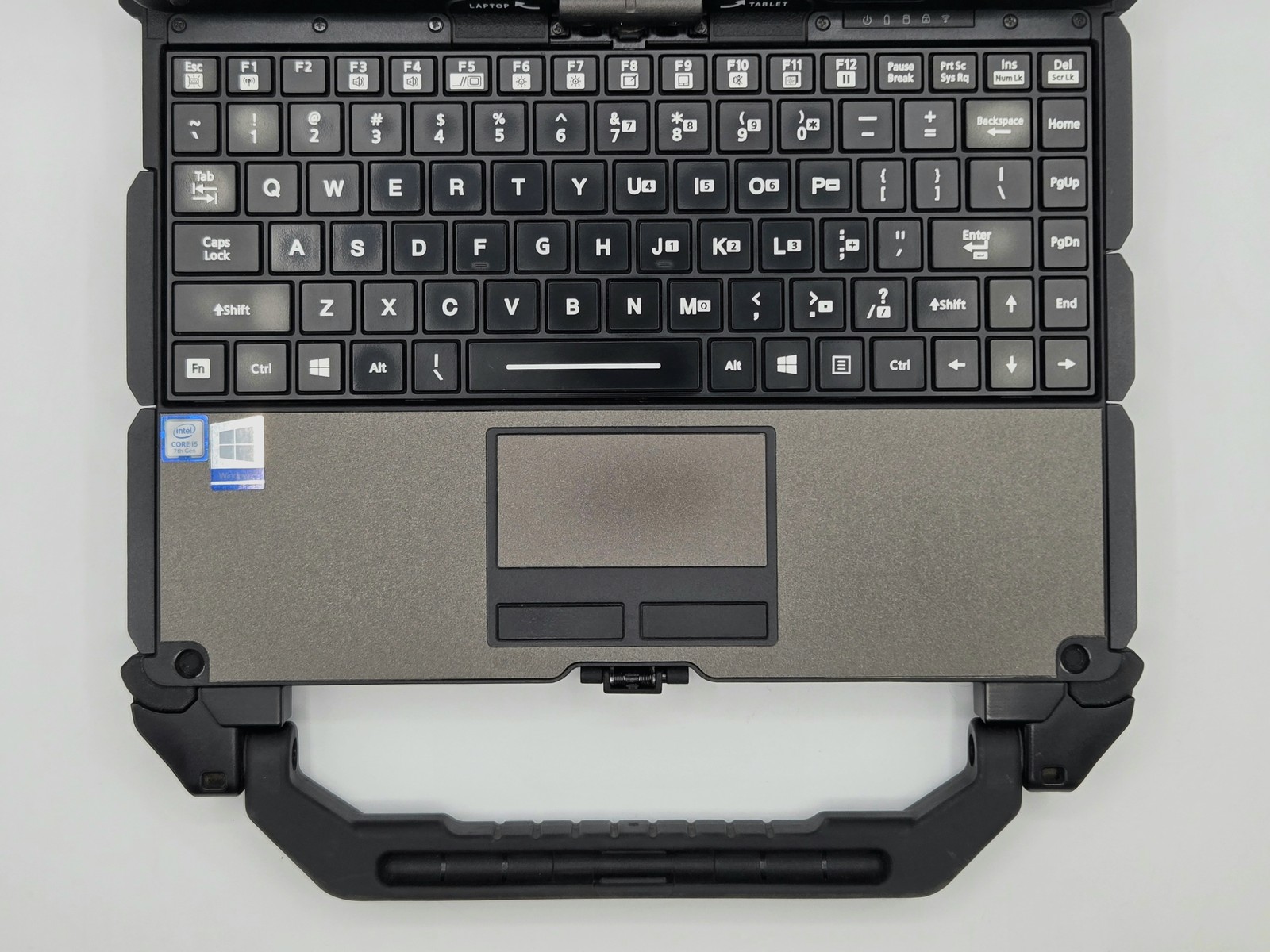 Getac V110G4 2-in-1 11″ HD Touch I5-7200U 256GB SSD 16GB W10 Pro Webcam Backlit