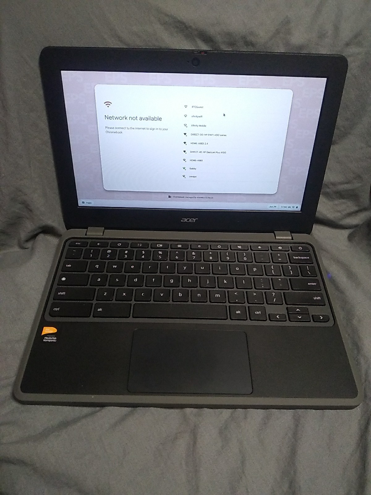 Acer Chromebook 311 Laptop Model-N23H7 ~ School Locked For Parts or Repair! Mint