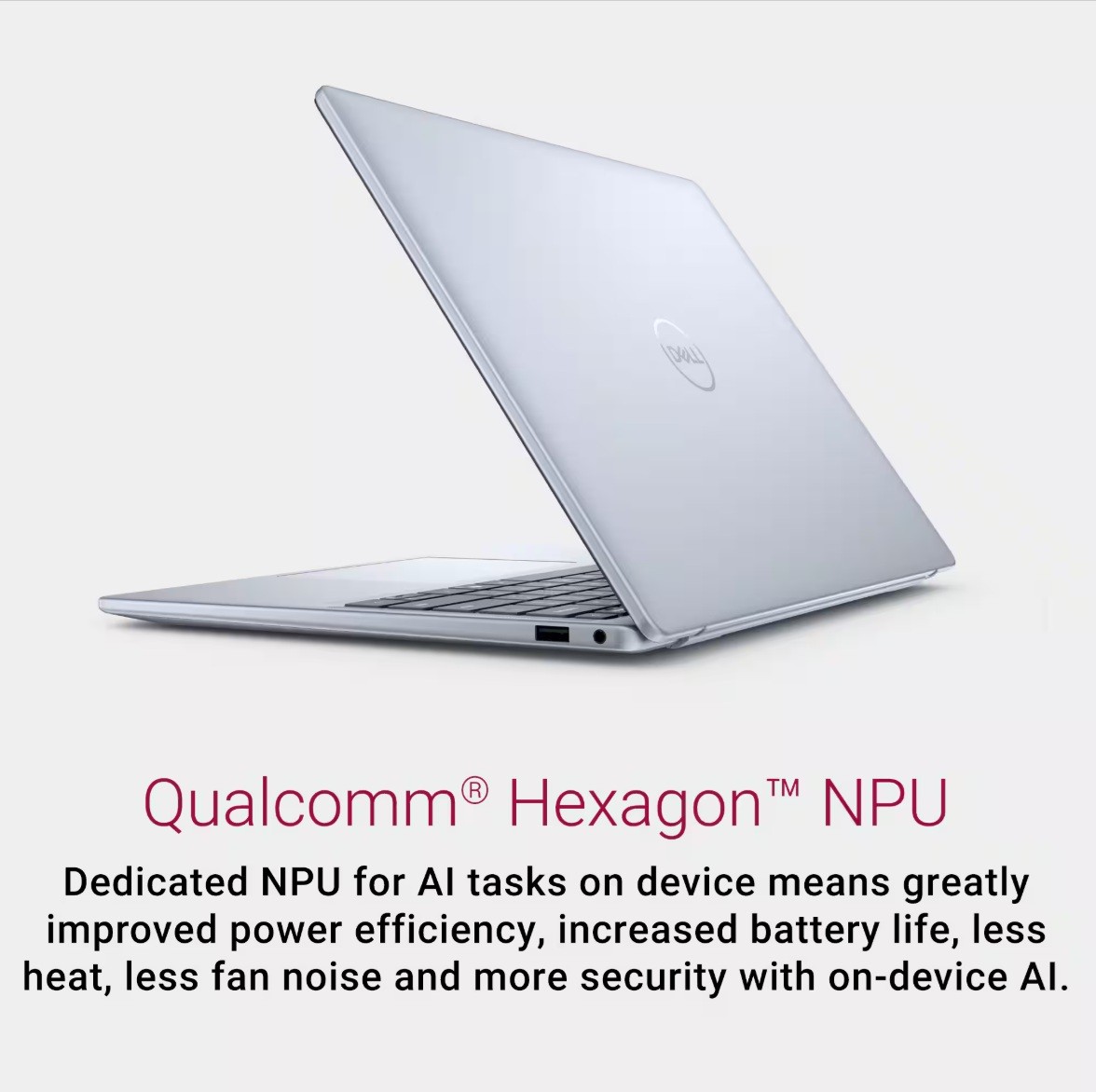 Inspiron 14 Plus 7441 Snapdragon X Plus 16GB RAM 256GB SSD 14″ QHD+ Touch Blue