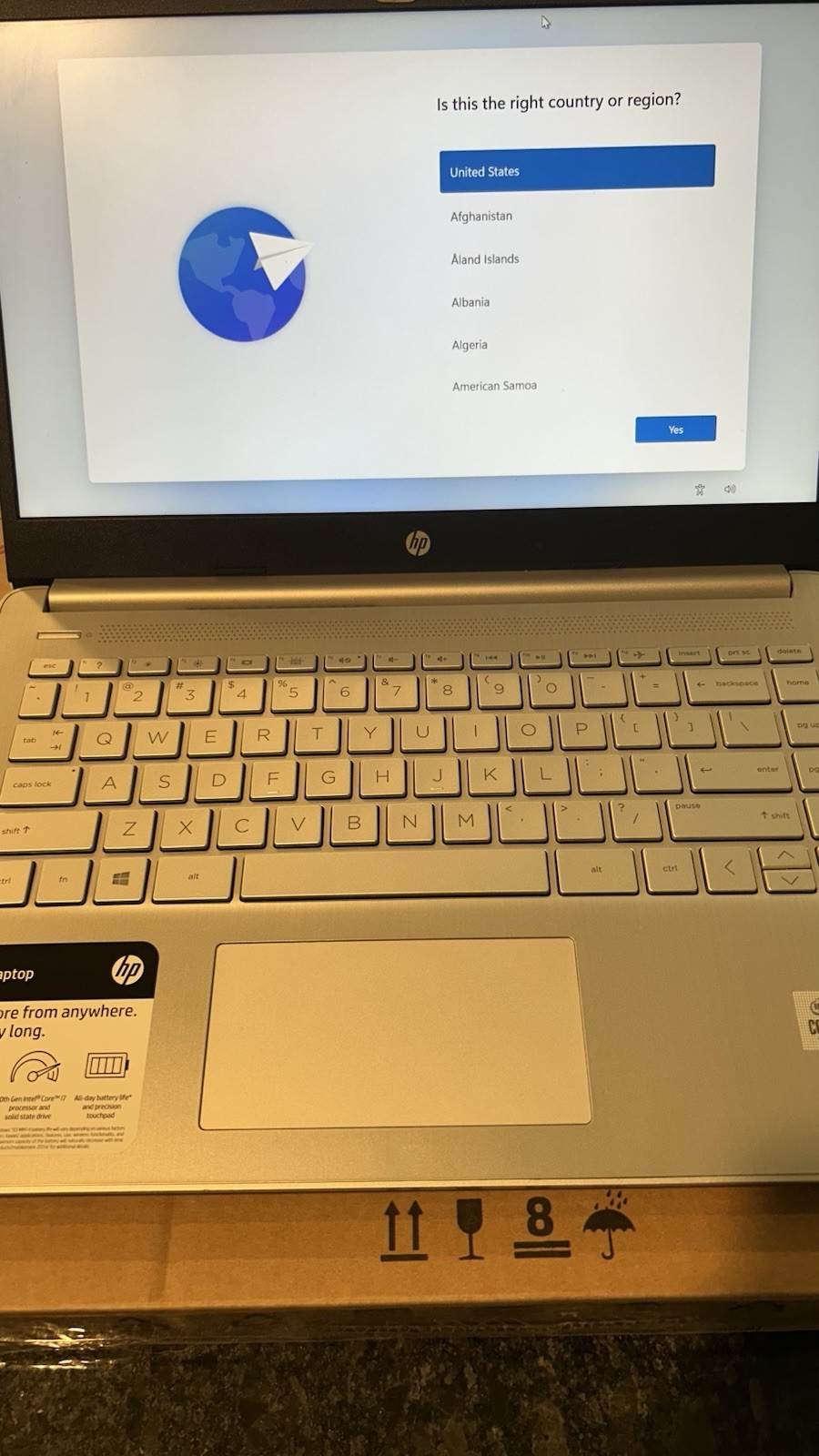 HP Laptop 14-DQ1055CL 14-inch Laptop Intel Core I7-1065G7, 12GB RAM, 512GB SSD