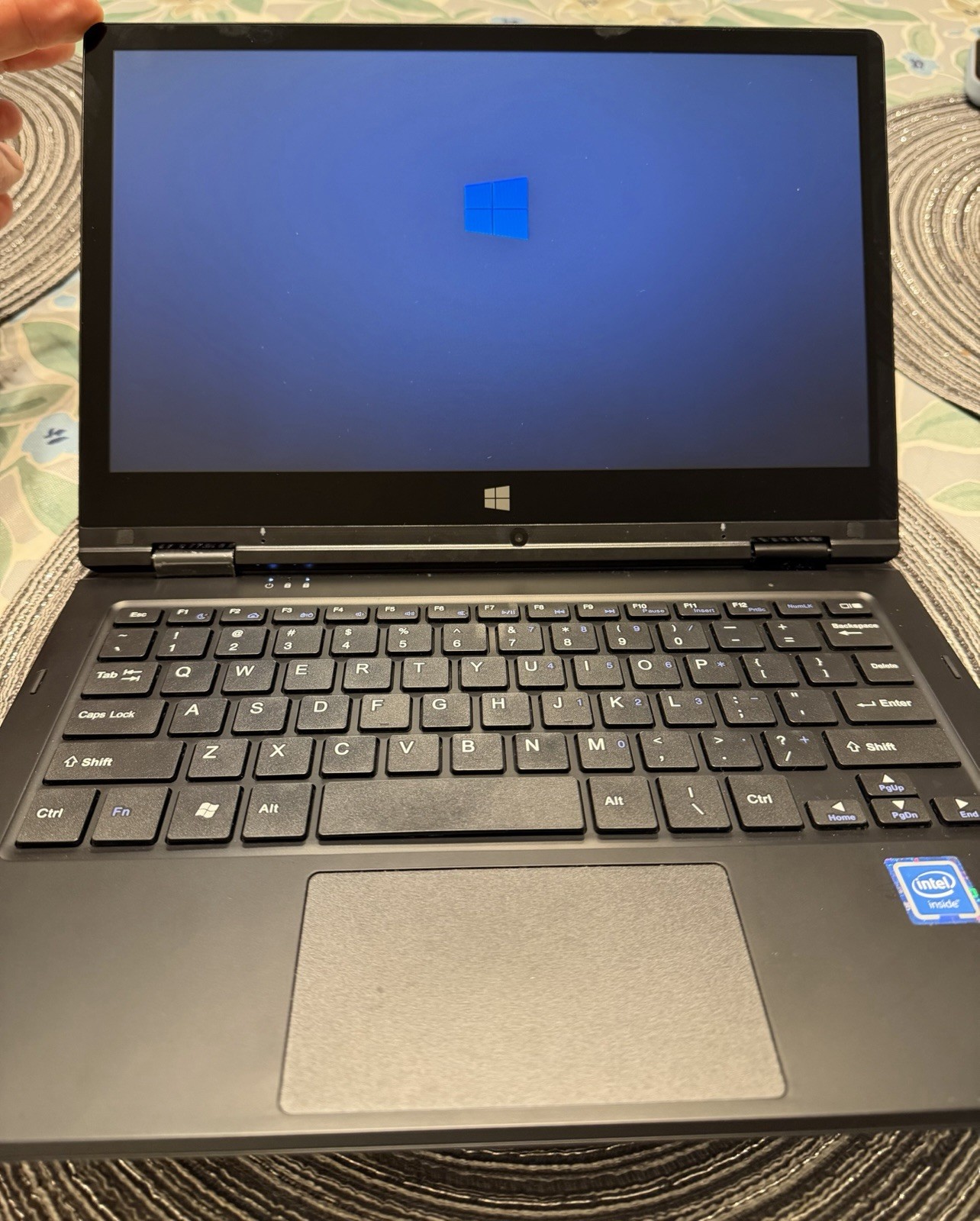 Ematic 11.6” Laptop Touchscreen Windows10 Intel Atom EWT118CB NS 64GB Used