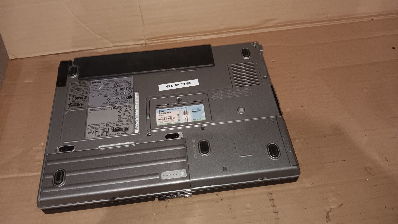Dell Latitude D630 ATG Rugged Laptop Intel C2D @ 2.20 GHz 80 GB HD 14 LCD Screen