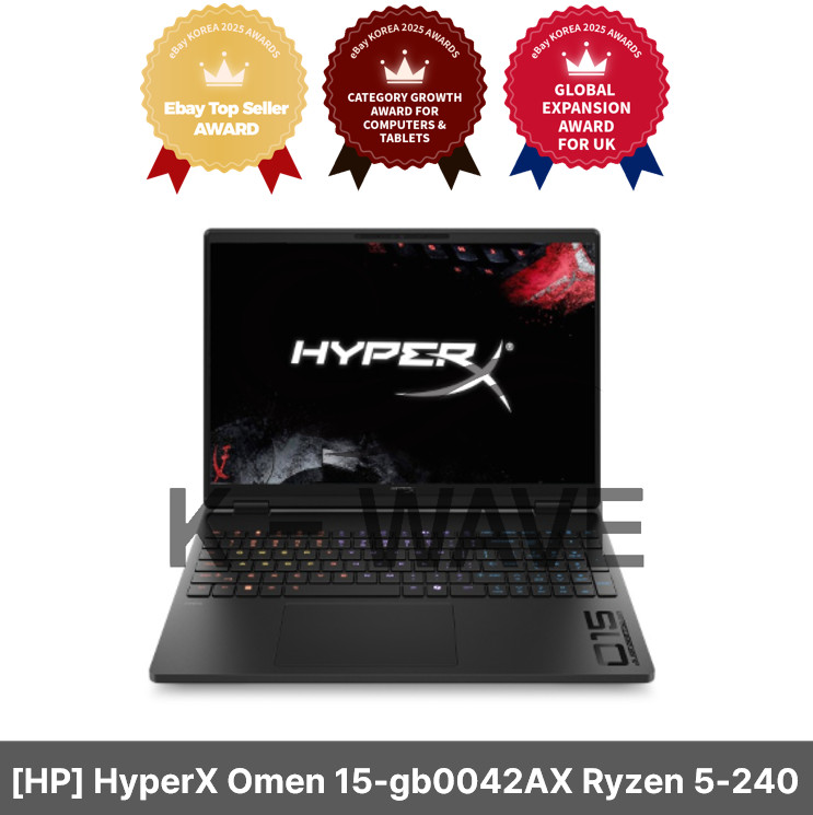 [HP] HyperX Omen 15-gb0042AX Ryzen 5-240 (24GB/1TB/RTX5060/WIN11Home) [Basic]