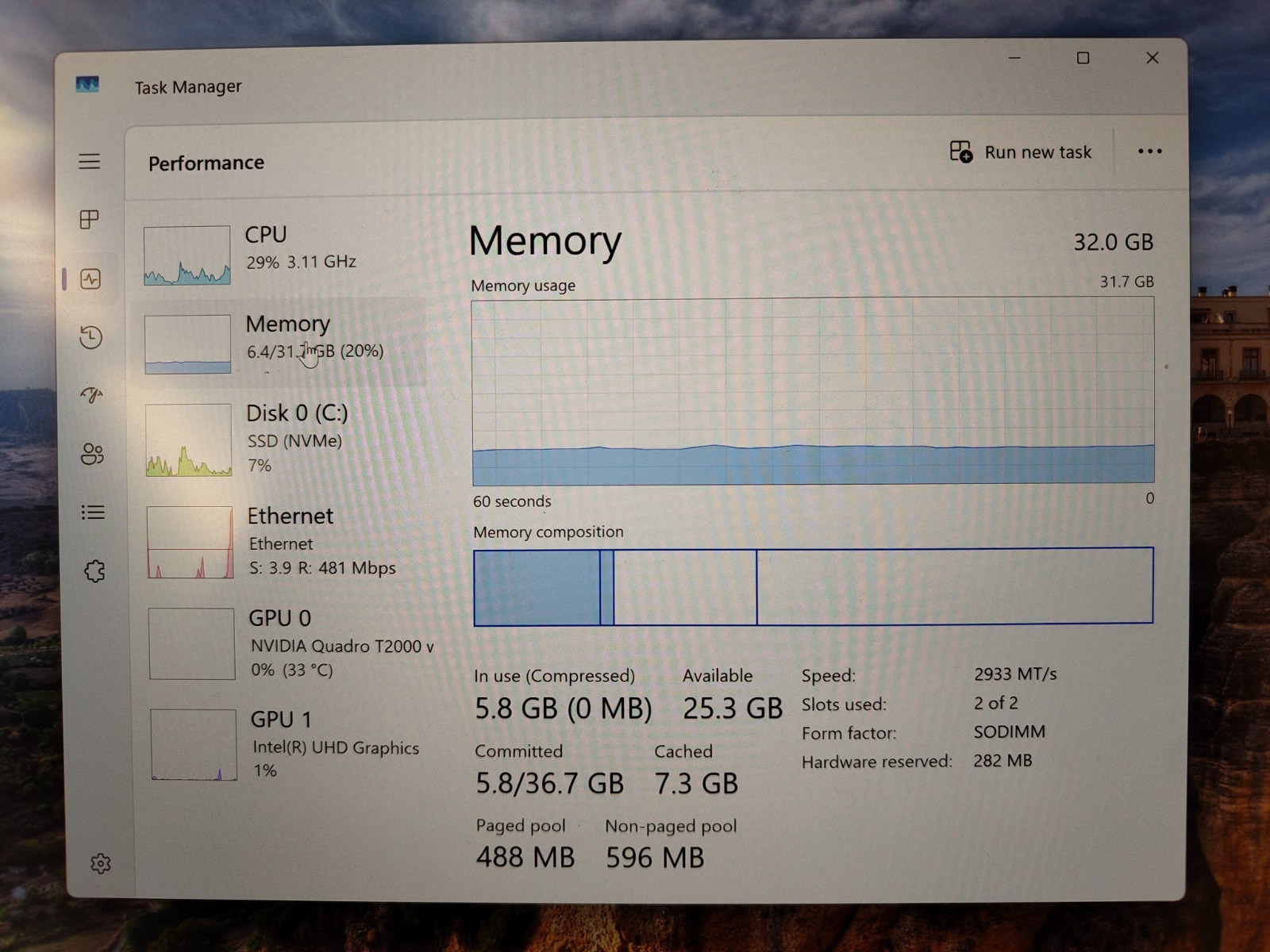 Lenovo ThinkPad P1 Gen 3 i9-10885H 32GB 15.6″ 1TB 1920×1080 NVIDIA T2000
