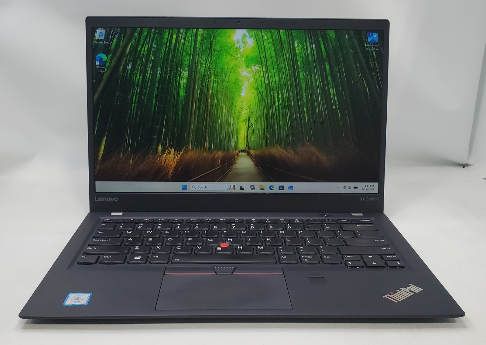Lenovo ThinkPad X1 Carbon 5th Gen 14″ Core i5-7300U 256GB SSD 16GB RAM Windows11