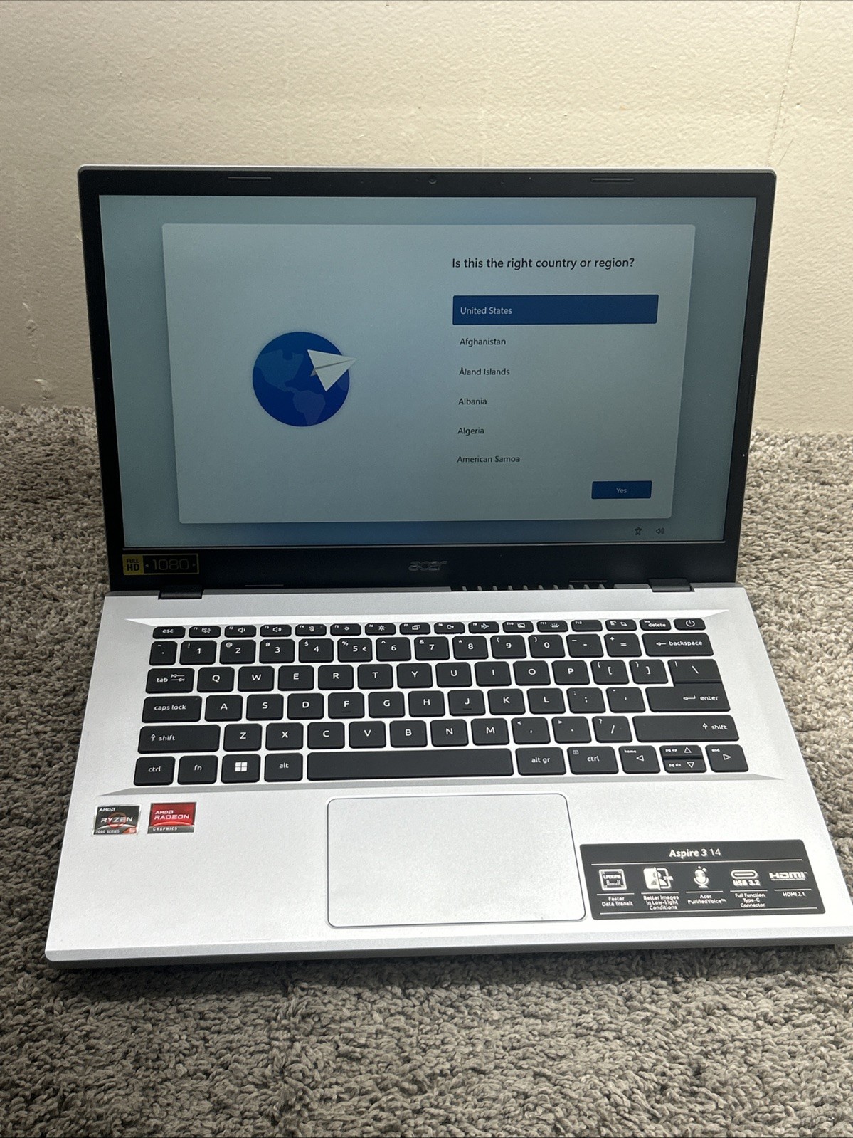 Acer Aspire 3 N23C3 15.6″ Ryzen 5 7320U 2.4GHz 8GB RAM 128GB SSD 48995