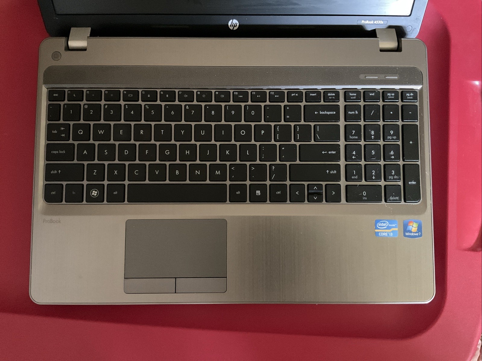 HP PROBOOK 4530S INTEL I3 2350M 15″ No hard drive No RAM