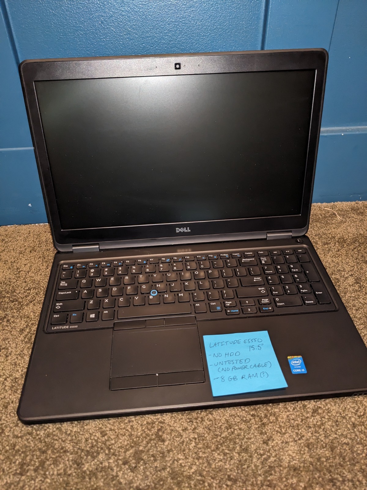 Dell Laptop Lot (4) Latitude 7480, E5550, F7470, Inspiron 5000 For Parts Repair